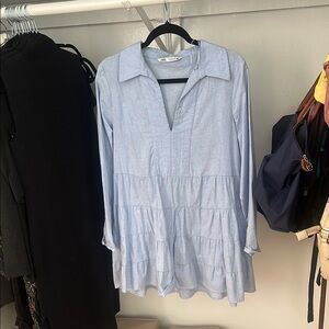 Zara Light Blue Mini Dress